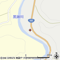 愛媛県西予市城川町嘉喜尾2749周辺の地図