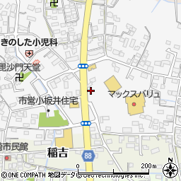 七夕通り周辺の地図