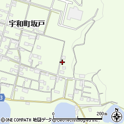 愛媛県西予市宇和町坂戸799周辺の地図