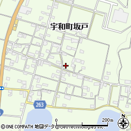 愛媛県西予市宇和町坂戸850周辺の地図