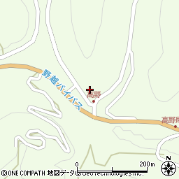 須崎消防署津野山分署周辺の地図
