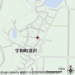 愛媛県西予市宇和町清沢783周辺の地図