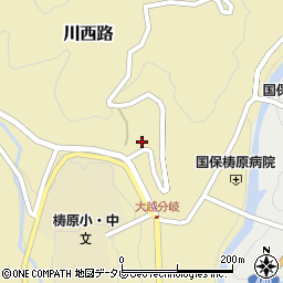 高知県高岡郡梼原町川西路2240周辺の地図