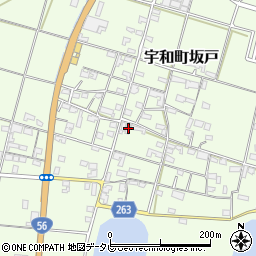 愛媛県西予市宇和町坂戸878周辺の地図
