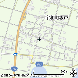 愛媛県西予市宇和町坂戸877周辺の地図