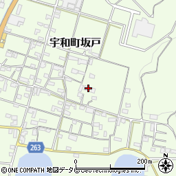 愛媛県西予市宇和町坂戸824周辺の地図