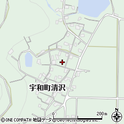 愛媛県西予市宇和町清沢781周辺の地図