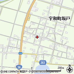 愛媛県西予市宇和町坂戸165周辺の地図