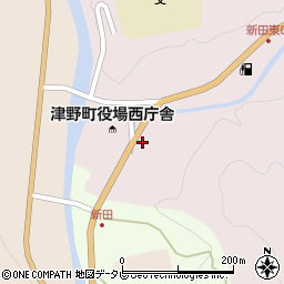 東津野役場前周辺の地図