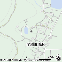 愛媛県西予市宇和町清沢714周辺の地図