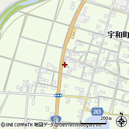 愛媛県西予市宇和町坂戸158周辺の地図