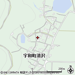 愛媛県西予市宇和町清沢777周辺の地図