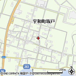愛媛県西予市宇和町坂戸852周辺の地図