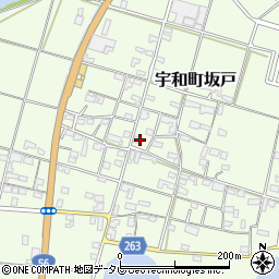 愛媛県西予市宇和町坂戸873周辺の地図