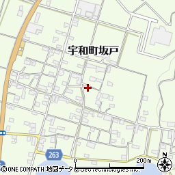 愛媛県西予市宇和町坂戸842周辺の地図