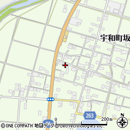 愛媛県西予市宇和町坂戸162周辺の地図