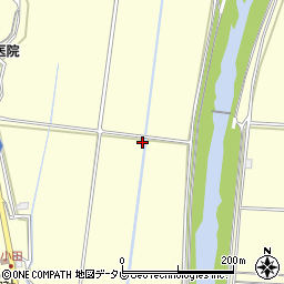 福岡県朝倉市小田148周辺の地図