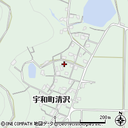 愛媛県西予市宇和町清沢779周辺の地図