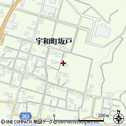 愛媛県西予市宇和町坂戸827周辺の地図