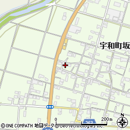愛媛県西予市宇和町坂戸151周辺の地図