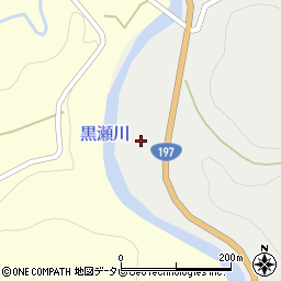 愛媛県西予市城川町嘉喜尾2735周辺の地図