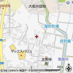 福岡県小郡市小板井1-25周辺の地図