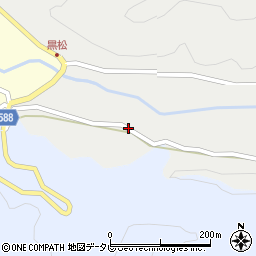 福岡県朝倉市黒松875周辺の地図