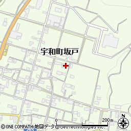愛媛県西予市宇和町坂戸837周辺の地図