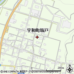 愛媛県西予市宇和町坂戸834周辺の地図