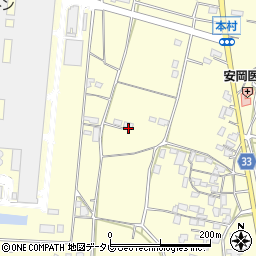 福岡県朝倉市小田1467周辺の地図