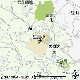 平戸市立生月小学校周辺の地図