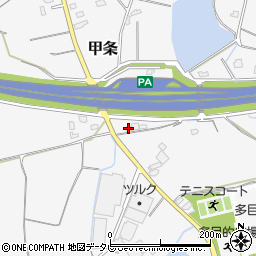 福岡県三井郡大刀洗町甲条1332周辺の地図