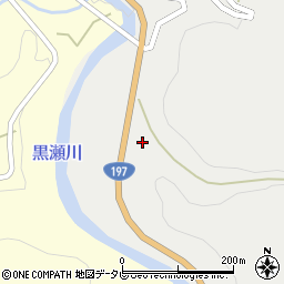 愛媛県西予市城川町嘉喜尾2263周辺の地図