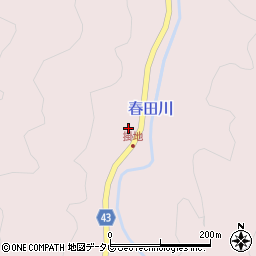 大分県中津市山国町中摩5184周辺の地図