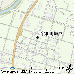 愛媛県西予市宇和町坂戸79周辺の地図