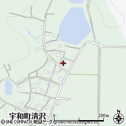 愛媛県西予市宇和町清沢678周辺の地図