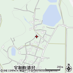 愛媛県西予市宇和町清沢704周辺の地図
