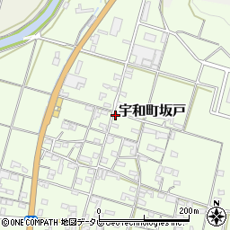 愛媛県西予市宇和町坂戸862周辺の地図