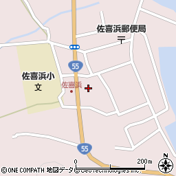 高知県室戸市佐喜浜町1672周辺の地図