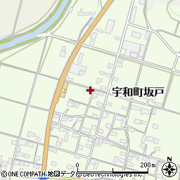 愛媛県西予市宇和町坂戸72周辺の地図