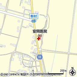 福岡県朝倉市小田896周辺の地図