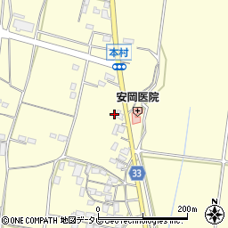 福岡県朝倉市小田1509周辺の地図