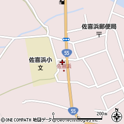 高知県室戸市佐喜浜町1636周辺の地図
