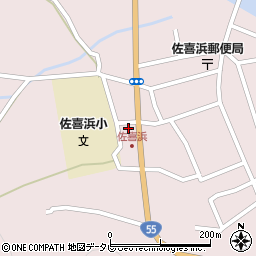 高知県室戸市佐喜浜町1636周辺の地図