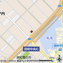 ファミリーマート須崎中央店周辺の地図