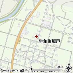 愛媛県西予市宇和町坂戸57周辺の地図