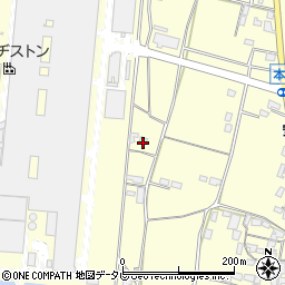 福岡県朝倉市小田2002周辺の地図