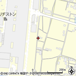 福岡県朝倉市小田1998周辺の地図