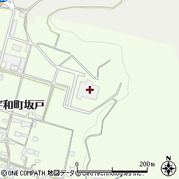 愛媛県西予市宇和町坂戸745周辺の地図