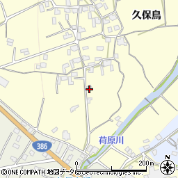 福岡県朝倉市久保鳥2020-3周辺の地図